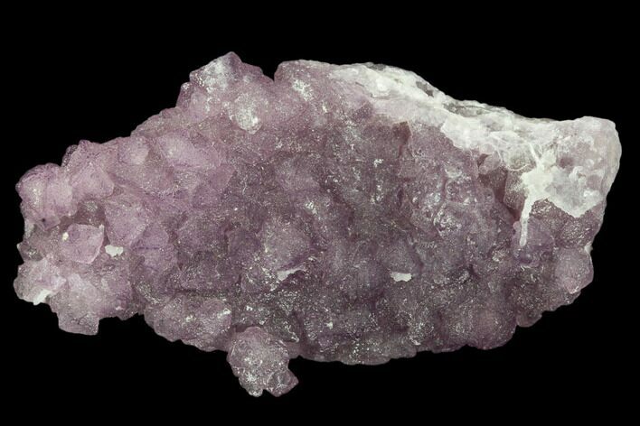 Purple Fluorite on Quartz Epimorphs - Arizona #103551